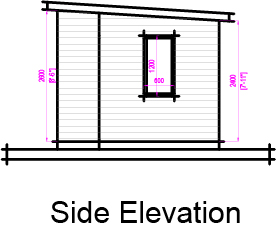 Garden Room - Side Elevation